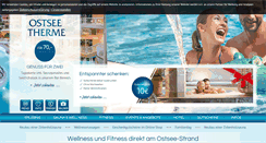 Desktop Screenshot of ostsee-therme.de